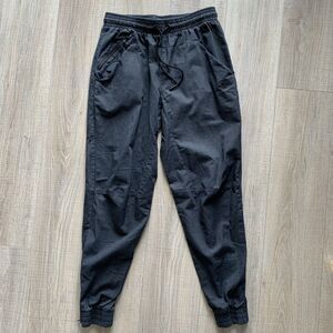 Adidas Jogger Pants Three Stripes Reflective Dark Gray Mens Size L